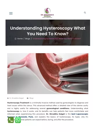 Understanding Hysteroscopy What You Need to Know