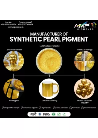 Synthetic Pearl Pigment by SP Colour & Chemical