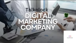 Talknlock Purple and Yellow Clean Digital Marketing Presentation