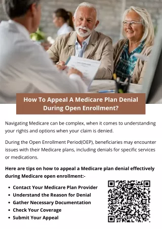 How To Appeal A Medicare Plan Denial During Open Enrollment?
