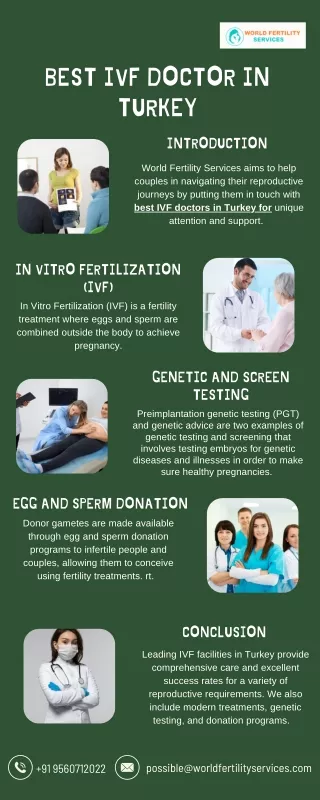 Best IVF Doctors In Turkey | World Fertility Services