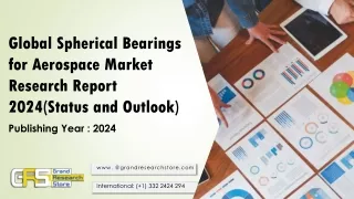 Global Spherical Bearings for Aerospace Market Research Report 2024(Status and Outlook)