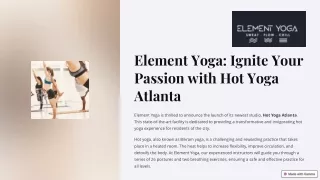 Find Your Flow: Unleash the Benefits of Hot Yoga Atlanta