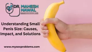 Views by Dr. Mahesh Nawal on Small Penis Size