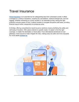 Travel Insurance