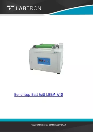 Benchtop-Ball-Mill-LBBM-A10.