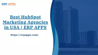 Best HubSpot Marketing Agencies in USA  ERP APPS