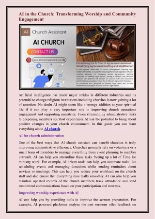 AI church