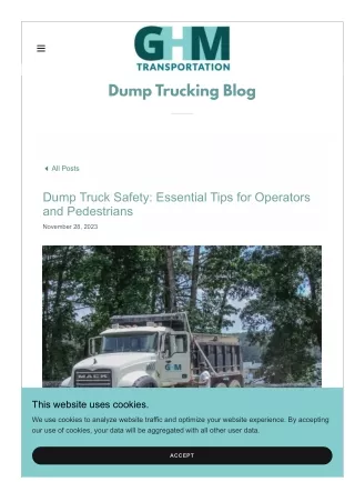 Dump Truck Safety: Top Tips for Operators and Pedestrians in Atlanta