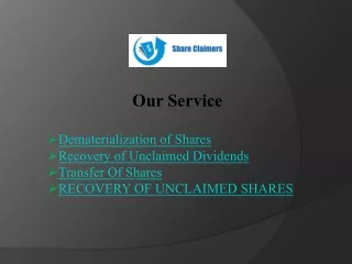 Recover Your Unclaimed Shares with Share Claimers