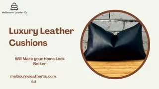 Buy Luxury Leather Cushions Online at Best price