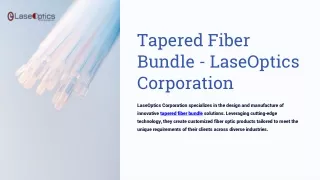 Tapered Fiber Bundle - LaseOptics Corporation