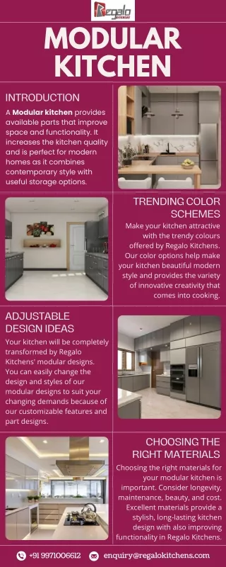 Modular Kitchen | Regalo Kitchens