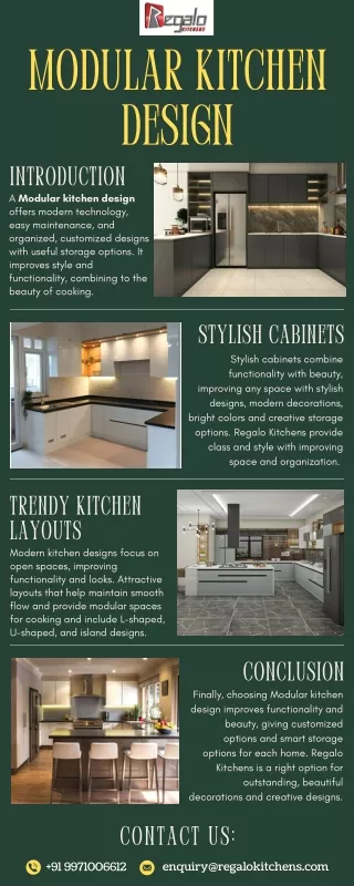 Modular Kitchen Design | Regalo Kitchens