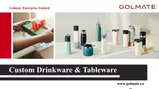 Wholesale Drinkware & Custom Drinkware | Golmate