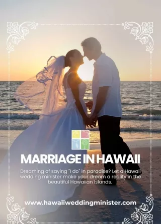 Marriage in Hawaii