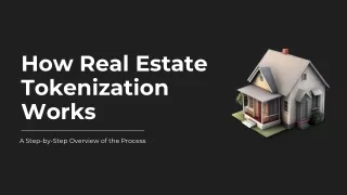 How Real Estate Tokenization Works