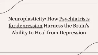Neuroplasticity: The Brain's Ability to Heal Itself