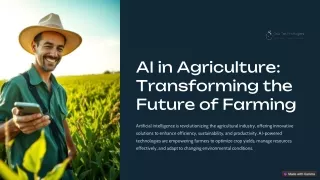 AI in Agriculture Transforming the Future of Farming