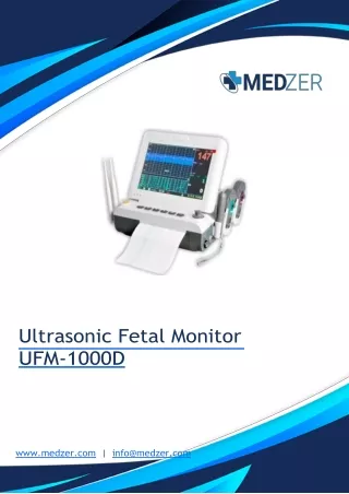 Ultrasonic Fetal Monitor UFM 1000D