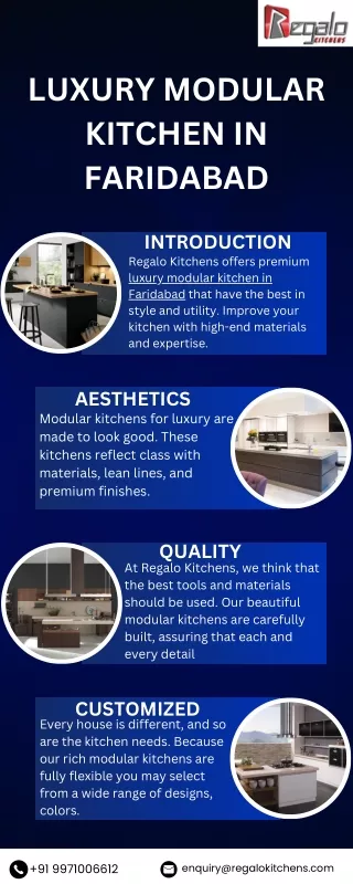 luxury modular kitchen in faridabad