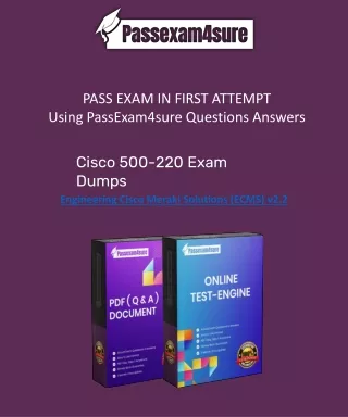 Passexam4sure Updated Dumps PDF for 500-220 Exam 2024