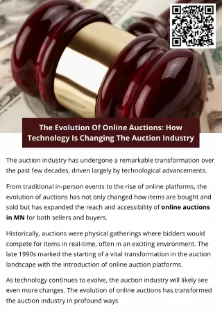 The Evolution Of Online Auctions How Technology Is Changing The Auction Industry