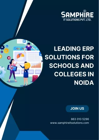 Leading ERP Solutions for Schools and Colleges in Noida