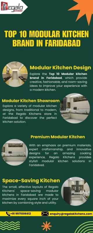 Top 10 Modular Kitchen brand in Faridabad