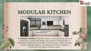 Modular Kitchen | Regalo Kitchens