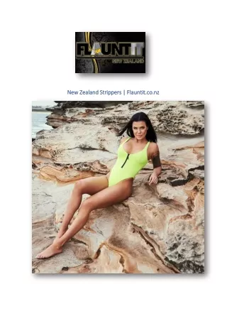 New Zealand Strippers | Flauntit.co.nz