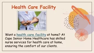 Health Care Facility