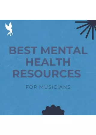 Best Mental Health Resources for Musicians