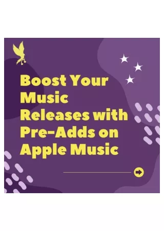 Boost Your Music Releases with Pre-Adds on Apple Music