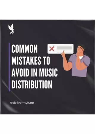 Common Mistakes to Avoid in Music Distribution