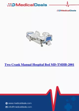 Two-Crank-Manual-Hospital-Bed-MD-TMHB-2001