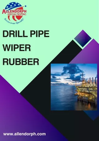 Premium Drill Pipe Wiper Rubber by Allendorph Specialties