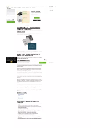 Multi – Sensor Edge Computer Market trends