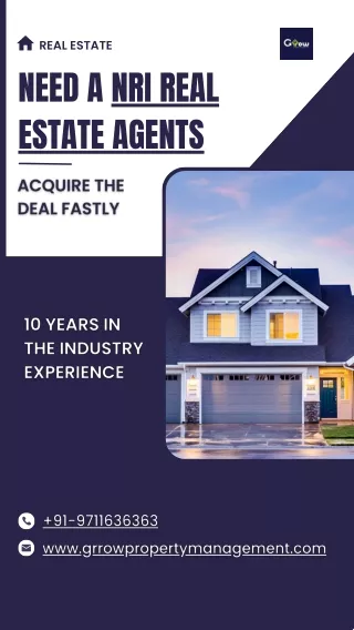 NRI real estate agents