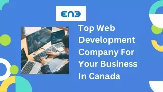 Top Web Development Company For Your Business In Canada