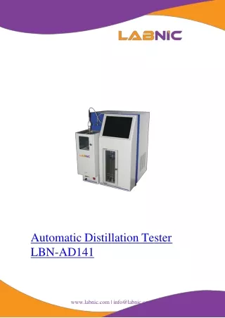 Automatic-Distillation-Tester-LBN-AD141