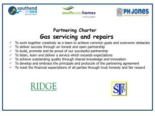 Partnering Charter Gas servicing and repairs