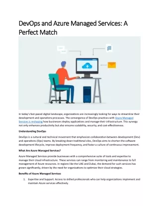 DevOps and Azure Managed Services - A Perfect Match