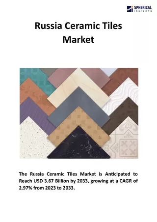 Russia Ceramic Tiles Market