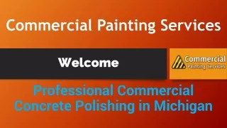 Professional Commercial Concrete Polishing in Michigan