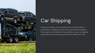 Car Shipping