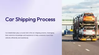 Car Shipping Process