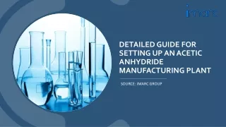 Cost to Setup a Acetic Anhydride Manufacturing Plant Report PDF