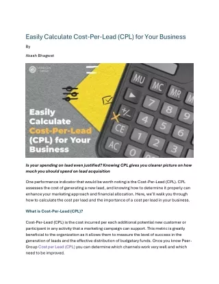 Easily Calculate Cost-Per-Lead (CPL) for Your Business (1)