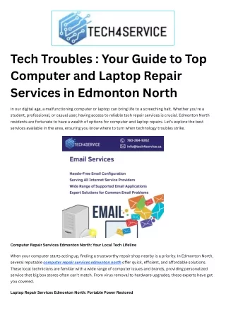 Mac Repair Services Edmonton North